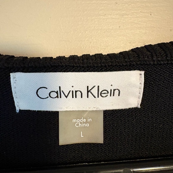 Calvin Klein Black Dress with Gold Detailing - Picture 3 of 3